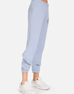 Lauren Moshi Tamara Floral Dove*Women Crop Sweatpants