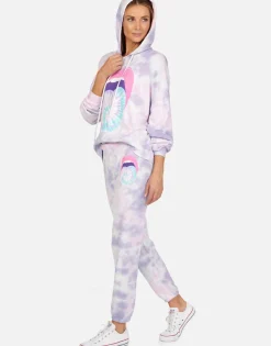 Lauren Moshi Tie Dye Tongue Sweatpants | Brynn By *Women Long Sweatpants