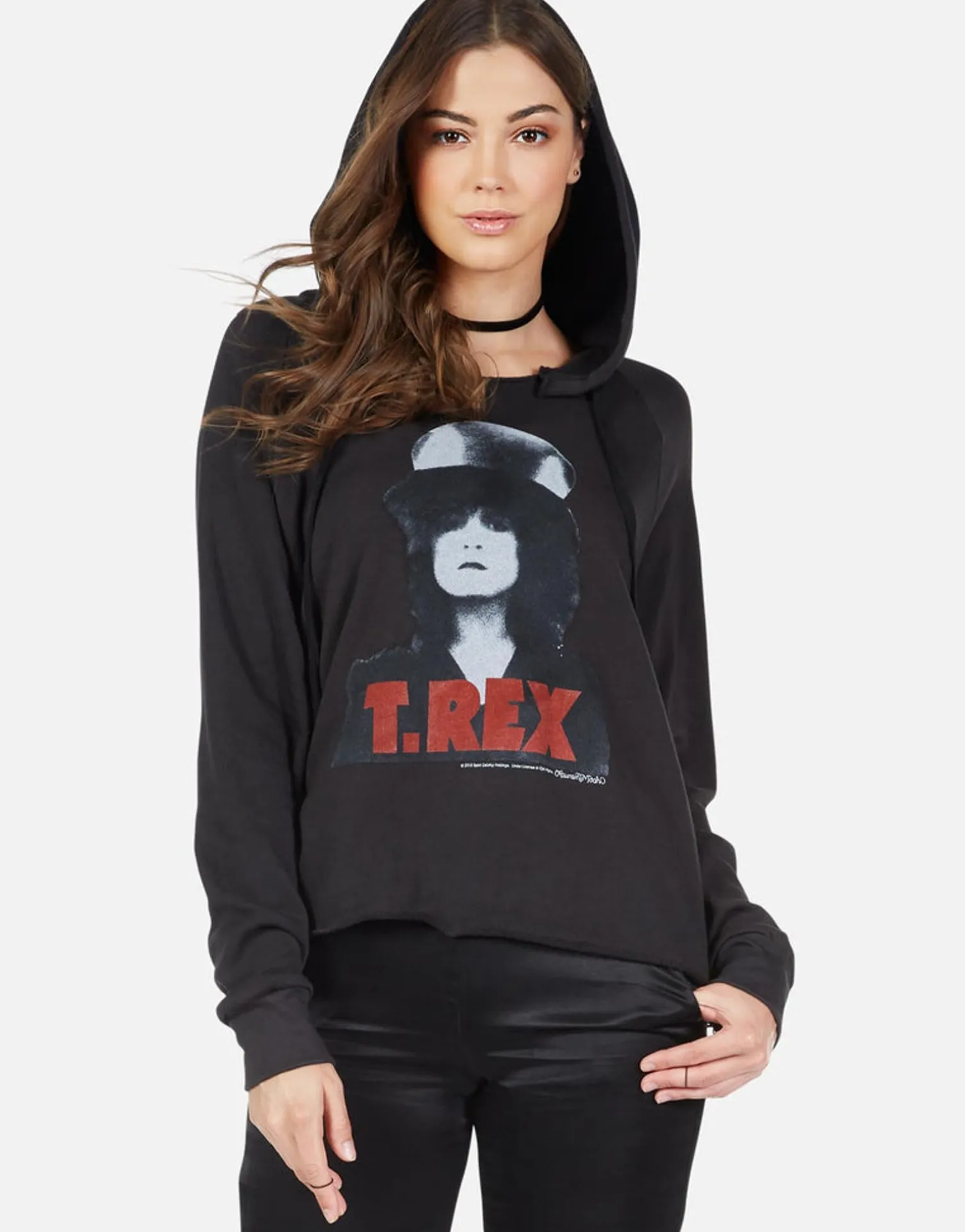 Lauren Moshi T-Rex The Slider Pullover Hoodie W/ Side Zippers - Corbin*Women Hoodies