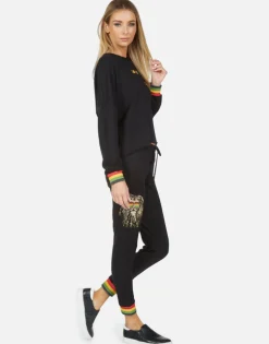 Lauren Moshi Valencia Rasta Lion*Women Long Sweatpants
