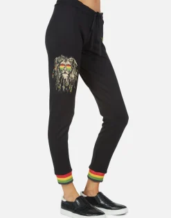 Lauren Moshi Valencia Rasta Lion*Women Long Sweatpants