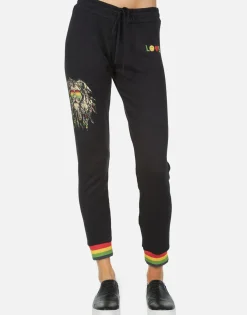 Lauren Moshi Valencia Rasta Lion*Women Long Sweatpants