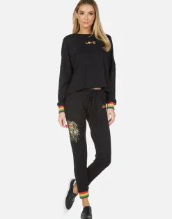 Lauren Moshi Valencia Rasta Lion*Women Long Sweatpants