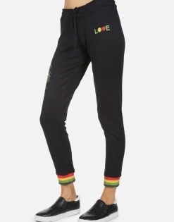 Lauren Moshi Valencia Rasta Lion*Women Long Sweatpants