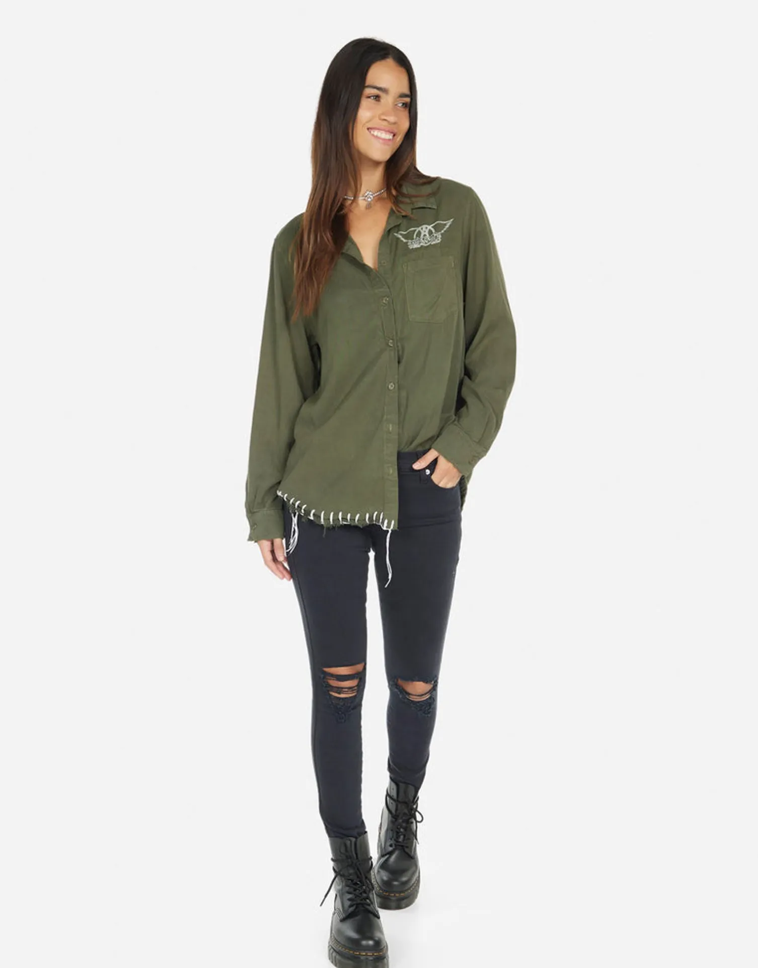 Lauren Moshi Vintage Aerosmith Shirt | Sloane By *Women Long Sleeve