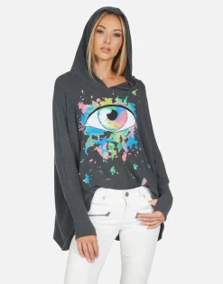 Lauren Moshi Wilma Watercolor Eye*Women Hoodies