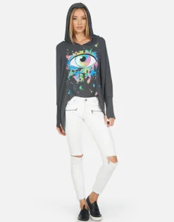 Lauren Moshi Wilma Watercolor Eye*Women Hoodies