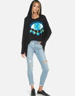 Lauren Moshi Wilma World Eye Love*Women Hoodies