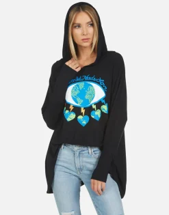 Lauren Moshi Wilma World Eye Love*Women Hoodies