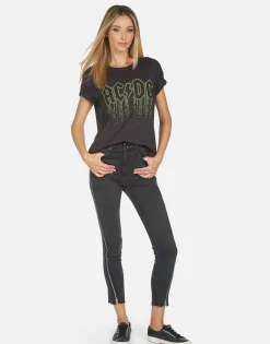 Lauren Moshi Wolf Ac/Dc Neon Stud*Women Short Sleeve