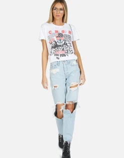 Lauren Moshi Wolf Cbgb 1973*Women Short Sleeve