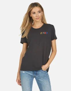 Lauren Moshi Wolf Lucky Happy Face*Women Short Sleeve