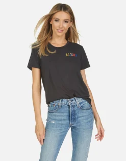 Lauren Moshi Wolf Lucky Happy Face*Women Short Sleeve