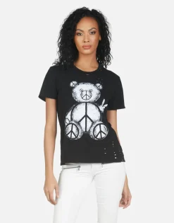 Lauren Moshi Wolf Peace Teddy*Women Short Sleeve