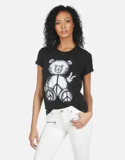 Lauren Moshi Wolf Peace Teddy*Women Short Sleeve