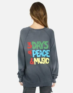 Lauren Moshi Woodstock Lip 3 Days Of Peace Pullover | Anela By *Women Long Sleeve