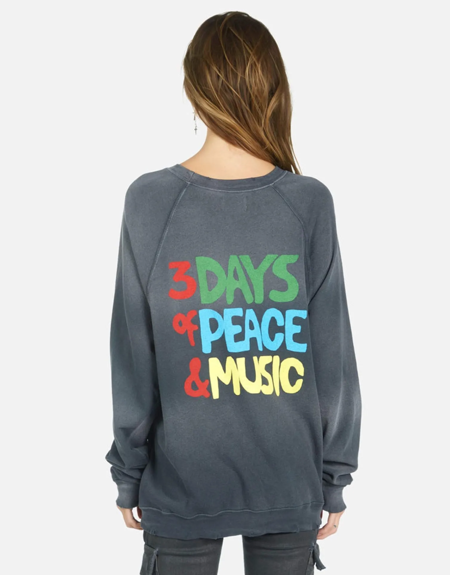 Lauren Moshi Woodstock Lip 3 Days Of Peace Pullover | Anela By *Women Long Sleeve