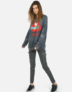 Lauren Moshi Woodstock Lip 3 Days Of Peace Pullover | Anela By *Women Long Sleeve