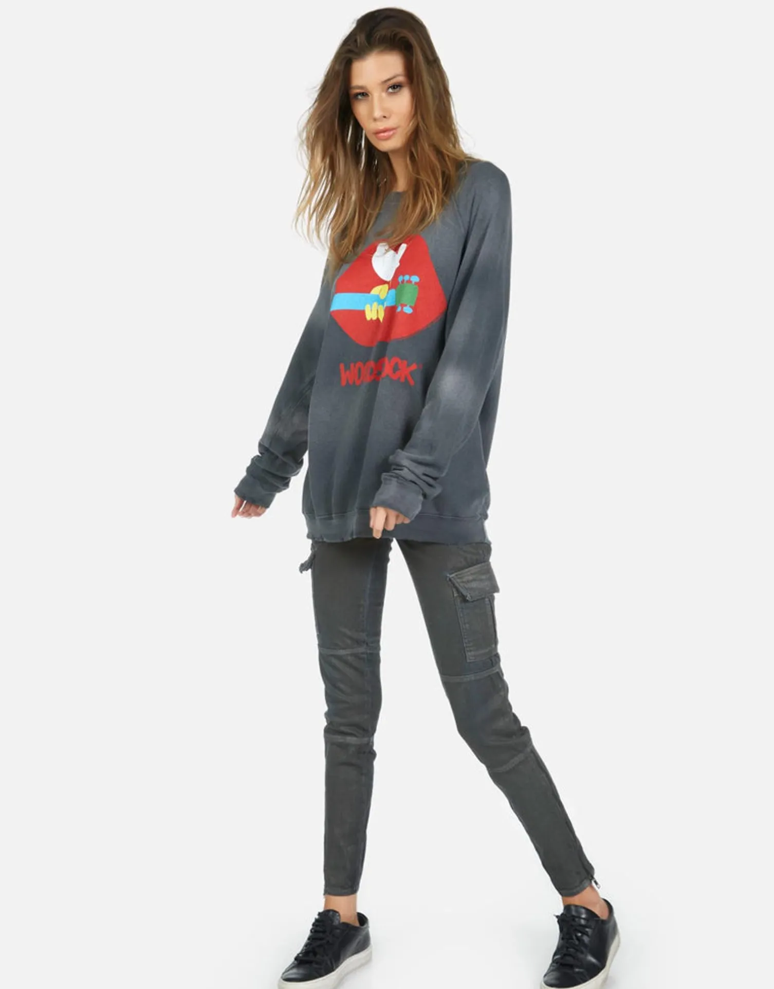 Lauren Moshi Woodstock Lip 3 Days Of Peace Pullover | Anela By *Women Long Sleeve