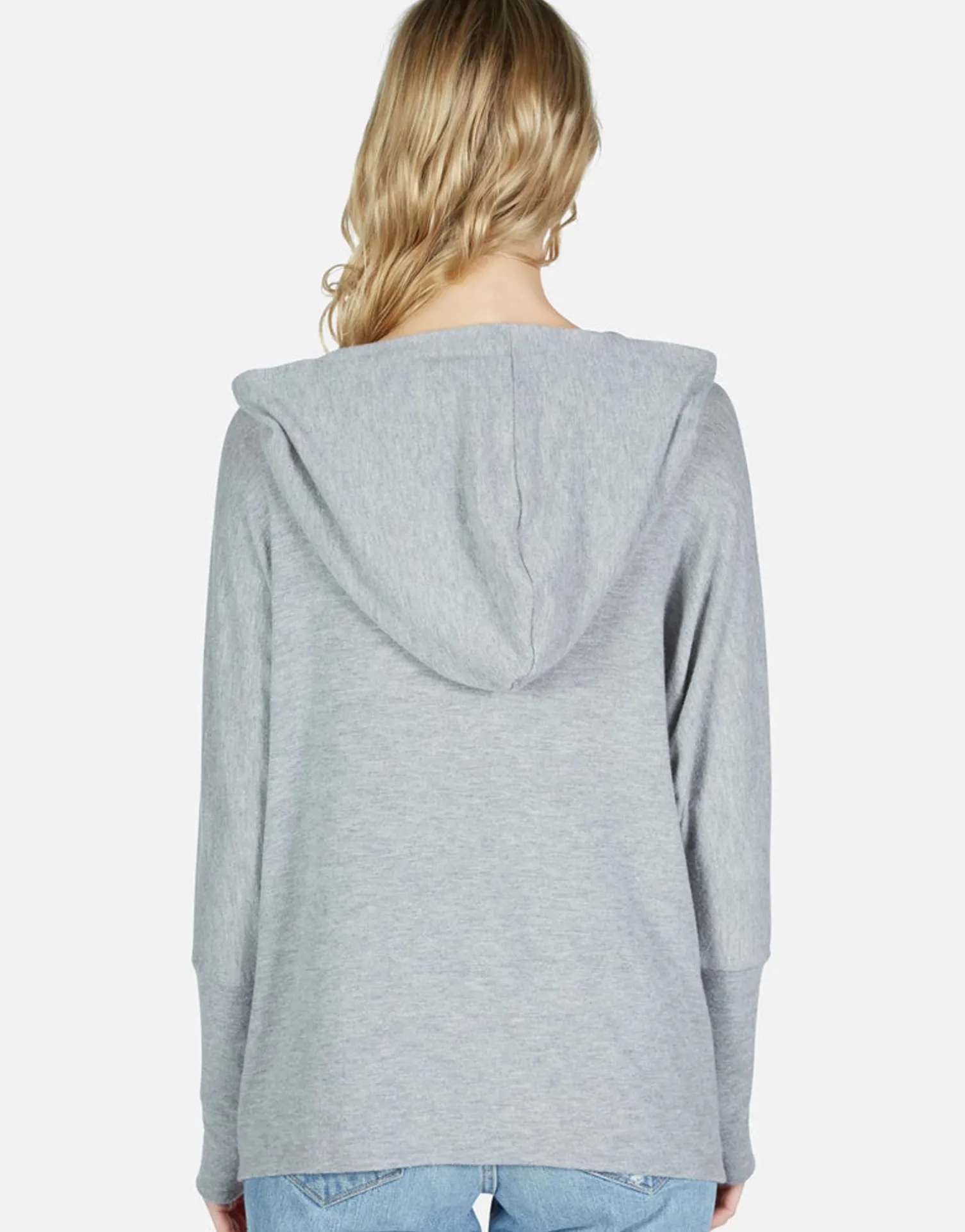 Lauren Moshi World Love Oversized Pullover W/ Hood | Wilma By *Women Hoodies