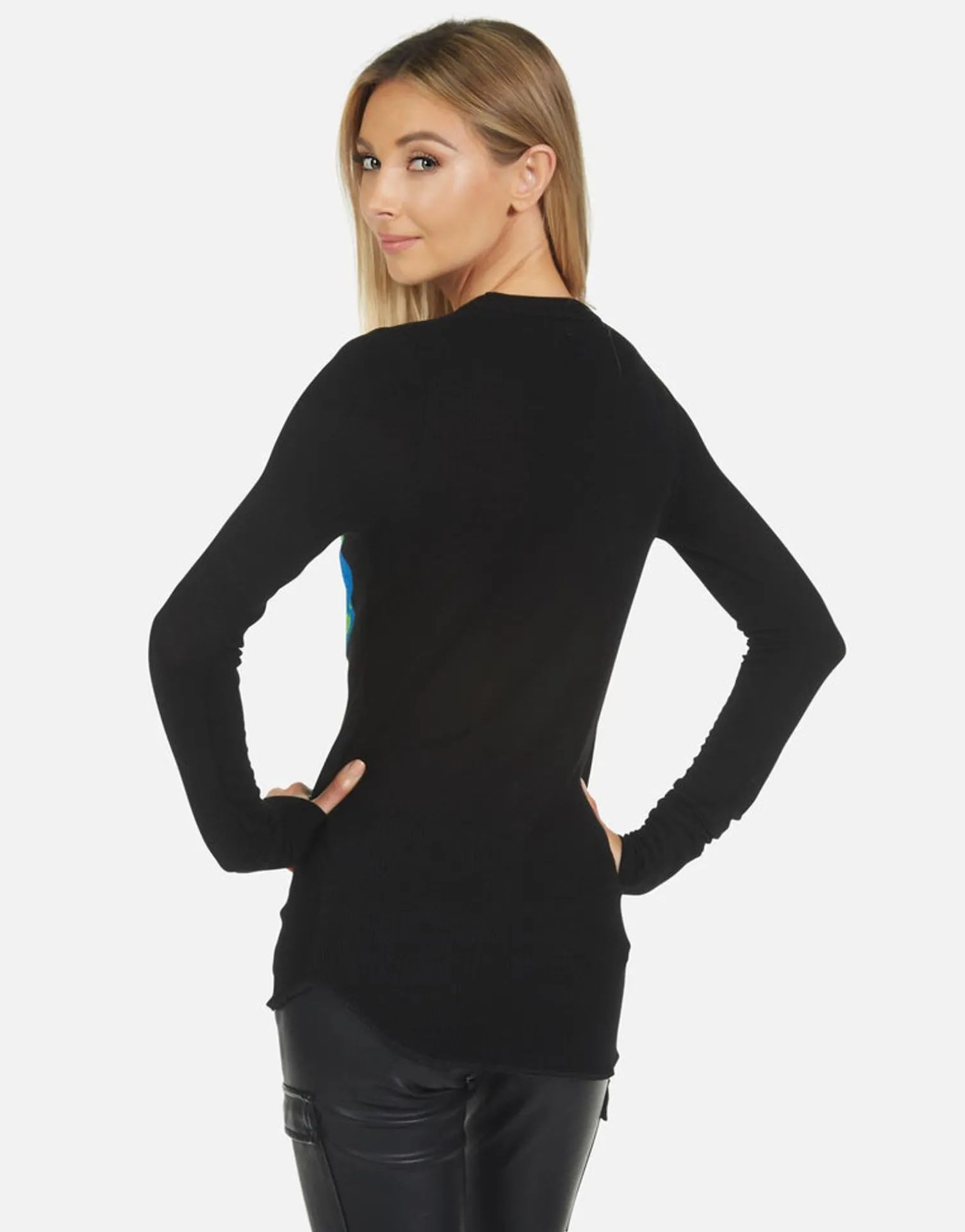 Lauren Moshi World Peace Lips L/S Fitted Thermal | Mckinley X By *Women Long Sleeve