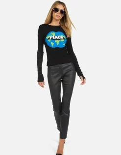 Lauren Moshi World Peace Lips L/S Fitted Thermal | Mckinley X By *Women Long Sleeve