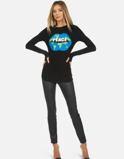 Lauren Moshi World Peace Lips L/S Fitted Thermal | Mckinley X By *Women Long Sleeve