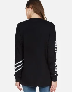 Lauren Moshi World Peace Oversized Drop Shoulder Tee | Lassie By *Women Long Sleeve