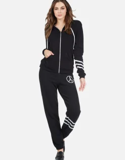 Lauren Moshi World Peace Zip Up Hoodie | Lennox By *Women Hoodies