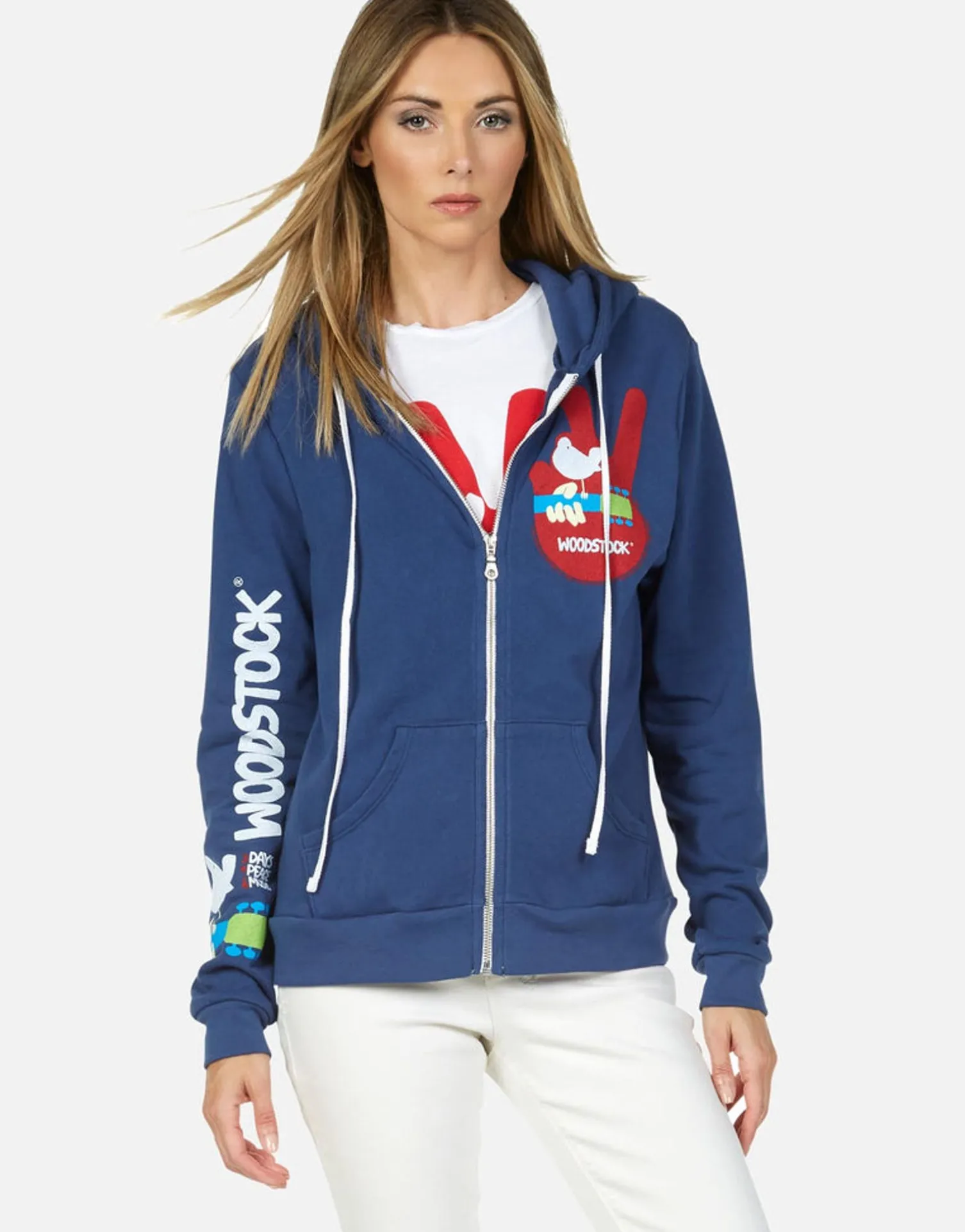 Lauren Moshi Yellow Lightning Tie Dye Zip Up Hoodie | Lennox By *Women Hoodies