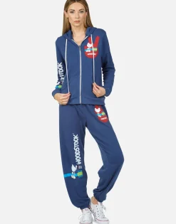 Lauren Moshi Yellow Lightning Tie Dye Zip Up Hoodie | Lennox By *Women Hoodies