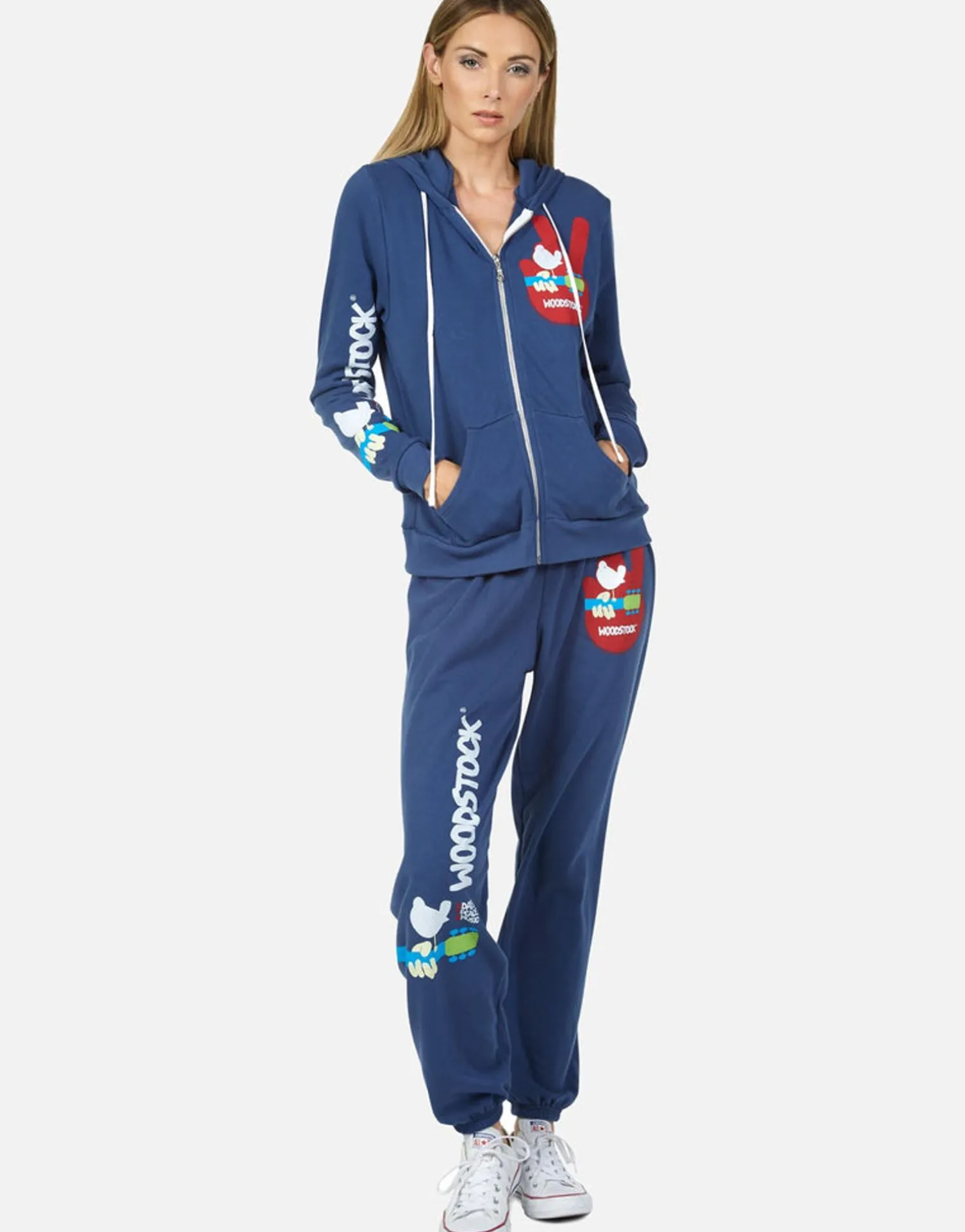 Lauren Moshi Yellow Lightning Tie Dye Zip Up Hoodie | Lennox By *Women Hoodies