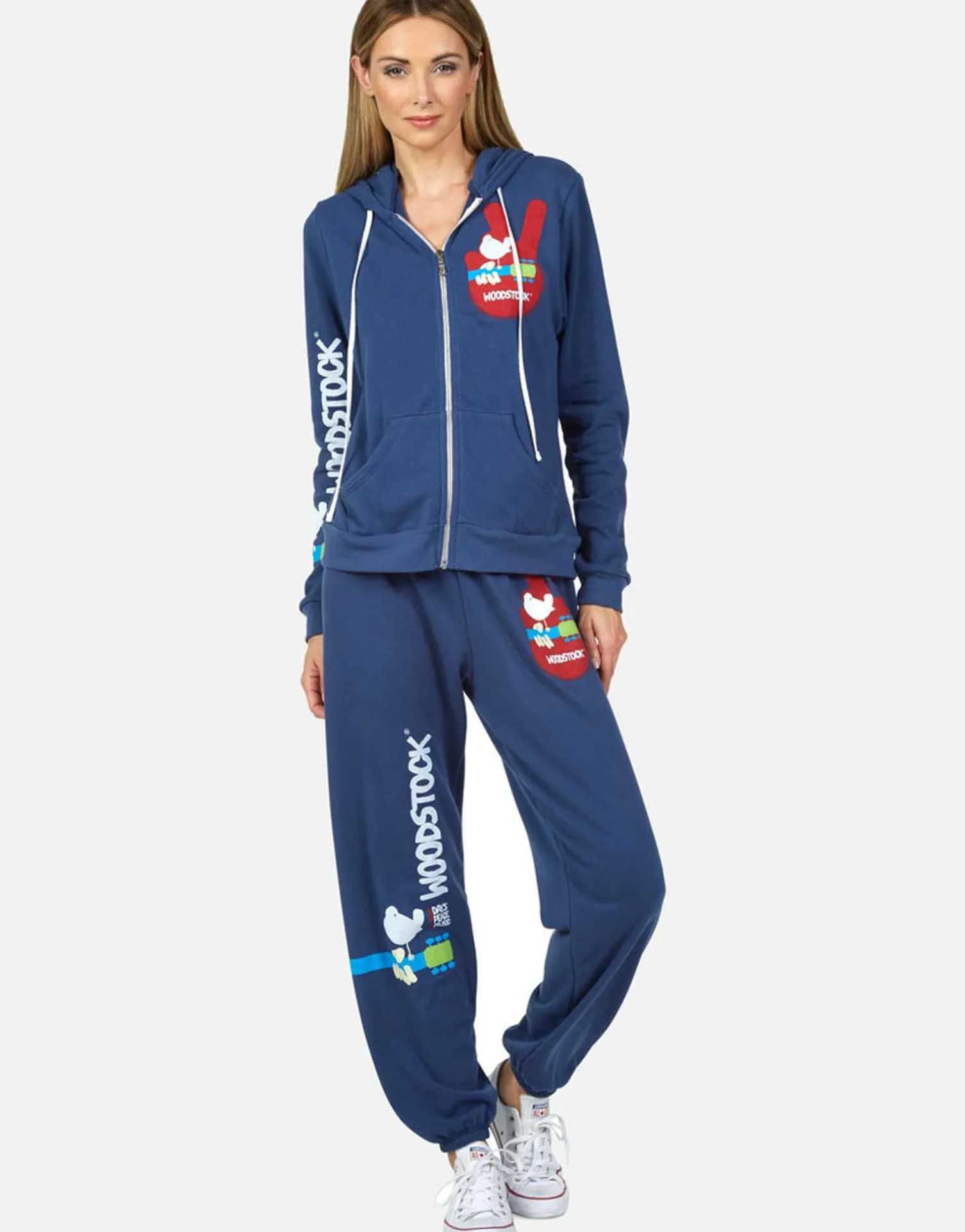 Lauren Moshi Yellow Lightning Tie Dye Zip Up Hoodie | Lennox By *Women Hoodies