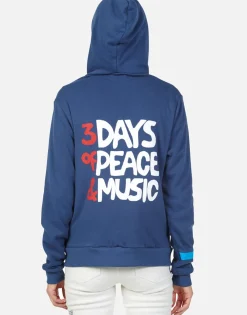 Lauren Moshi Yellow Lightning Tie Dye Zip Up Hoodie | Lennox By *Women Hoodies